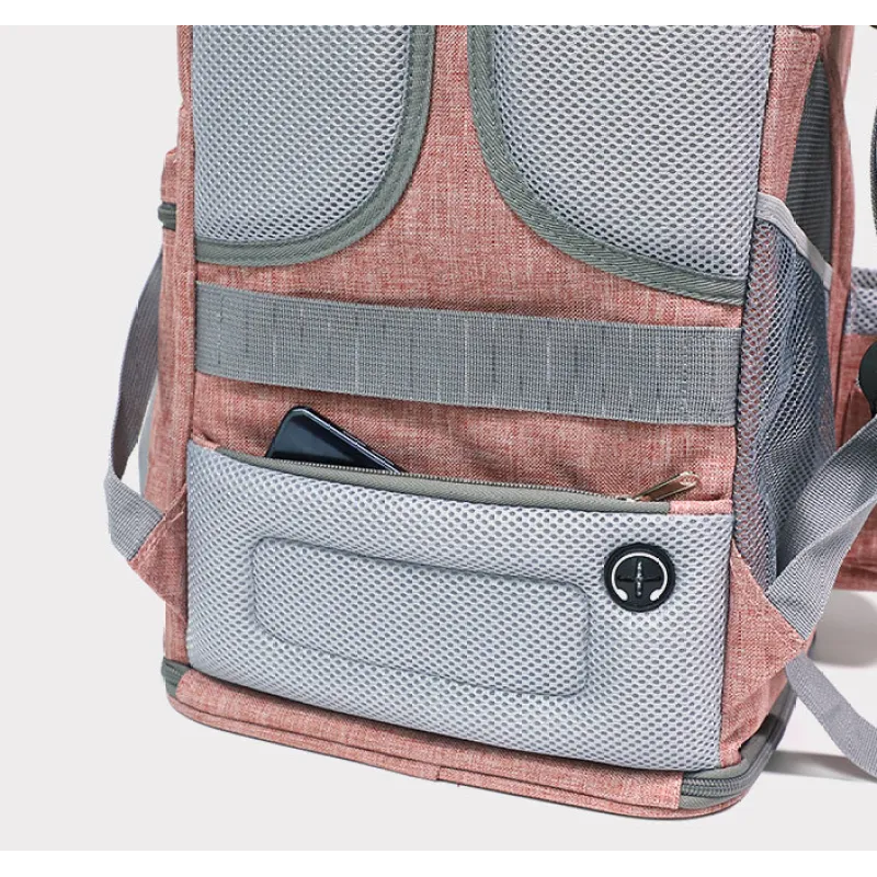 Foldable Pet Carrier Rucksack with Ventilation Window