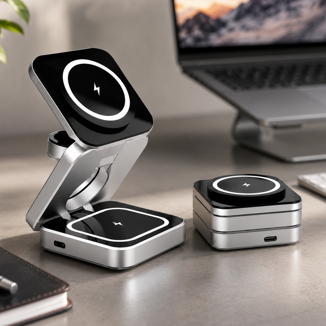 3-in-1 Wireless Charging Station for 3 Devices