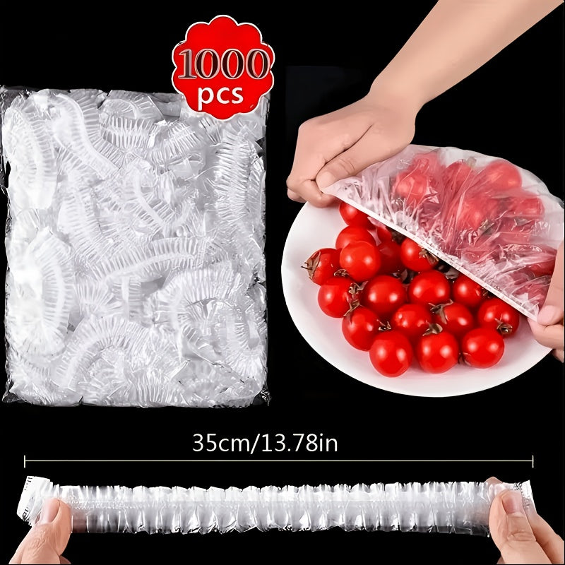 Elastic cling film covers 1000 pieces made of PE
