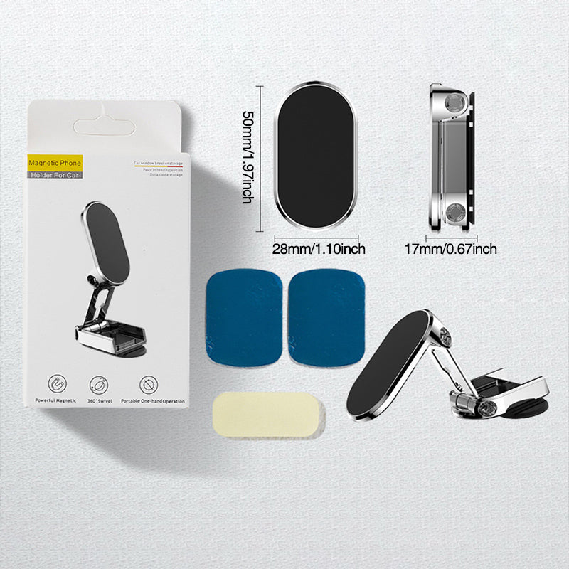 Magnetic Foldable Car Phone Holder 360°