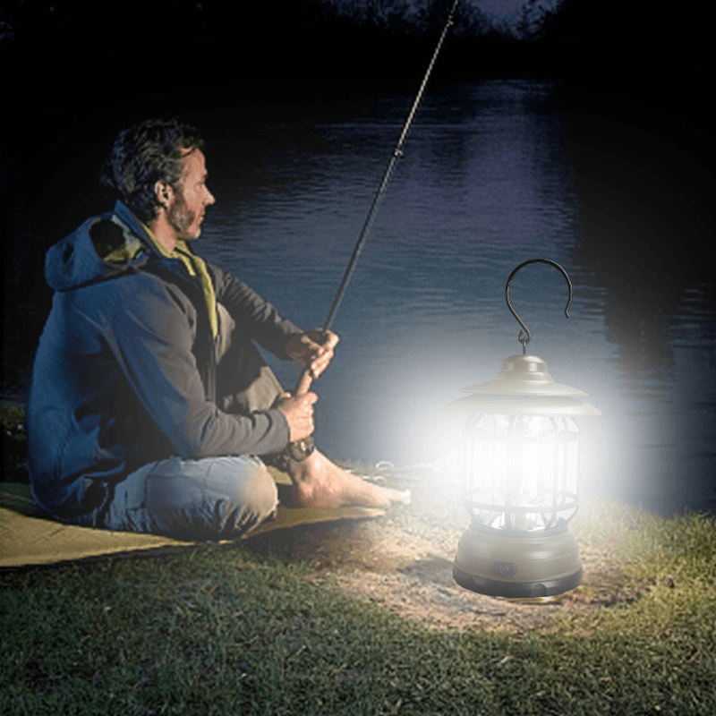Retro LED Camping Lamp VintageGlow