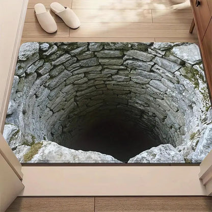 3D Optical Illusion Door Mat – Anti-Slip