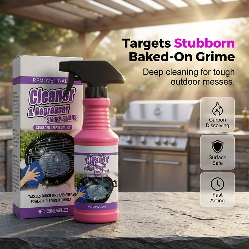 Powerful Grill Cleaning Spray – Grease Gone in 3 Minutes