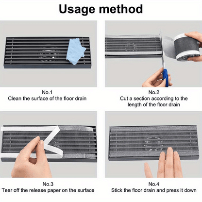 Self-adhesive Drain Protective Grid 5 m