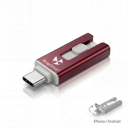 SnapDrive 4-in-1 Mobile Flash Drive for Smartphones