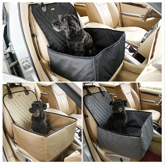 Waterproof Pet Car Seat Cover with Non-Slip Base