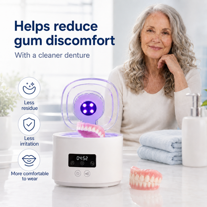 Ultrasonic UV-C Denture Cleaner
