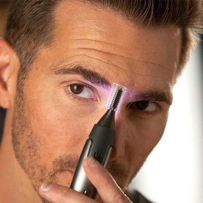 Precision Trimmer with LED Light & Titanium Blades