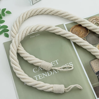 Retro Rope Door Stopper — No Drilling Required