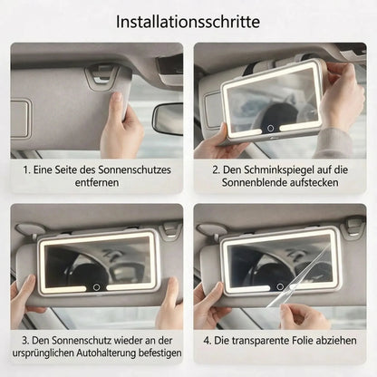 Car Makeup Mirror with Light – GlowVisor