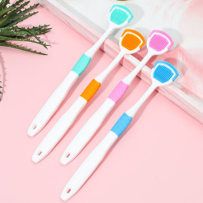 Tongue Cleaner with Silicone Head