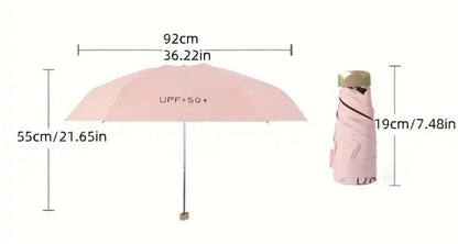 Mini pocket umbrella UV protection compact