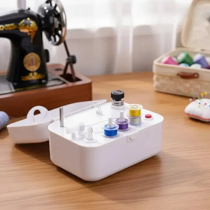 TurboSpin™ — Spool in a flash so your sewing flow never stops!