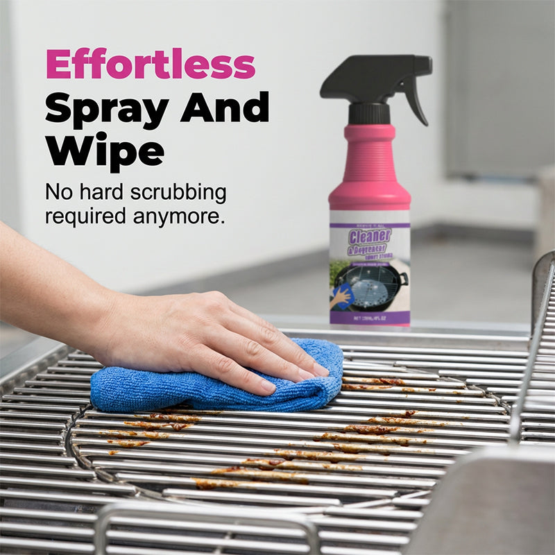 Powerful Grill Cleaning Spray – Grease Gone in 3 Minutes