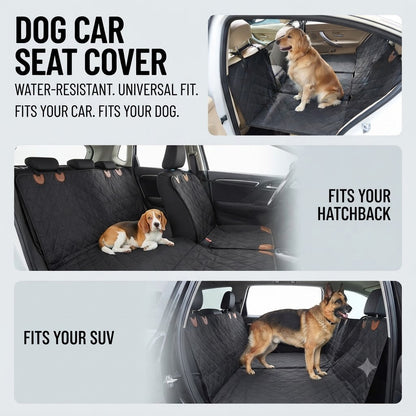 Car Seat Cover for Dogs – Water-Repellent Rear Seat Protection