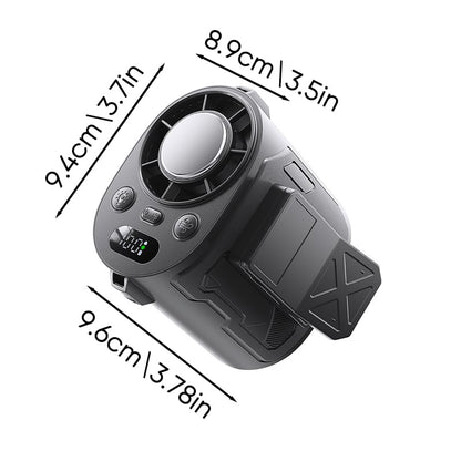 Portable Clip Fan with Cooling Function | 6000mAh Battery