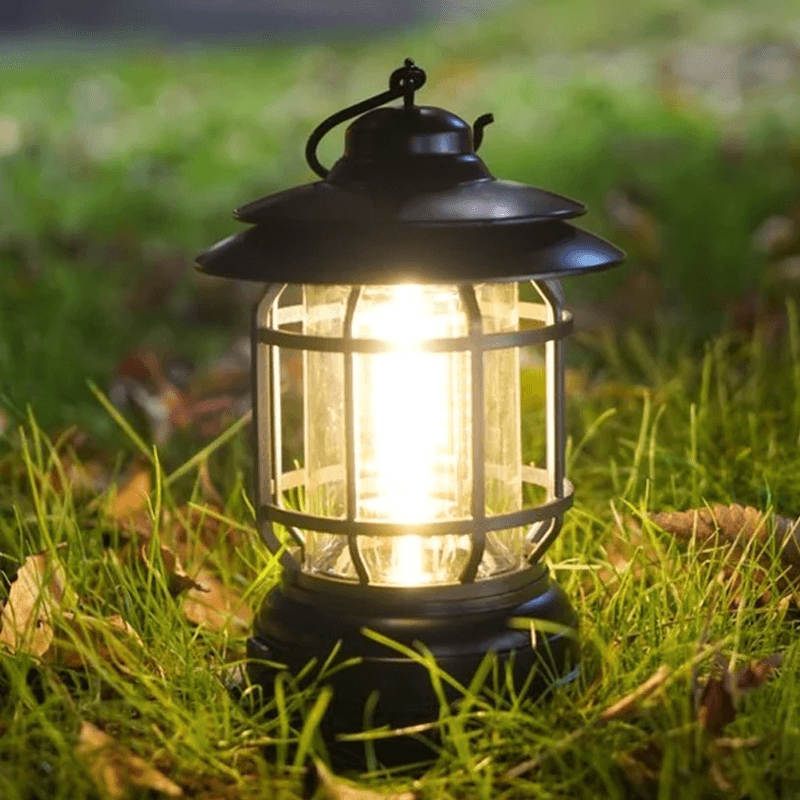 Retro LED Camping Lamp VintageGlow