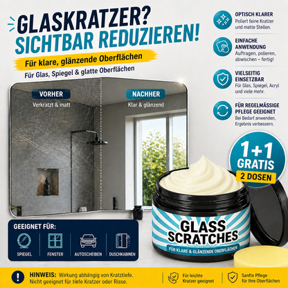 Glass Scratch Remover Cream for Windows & Cars