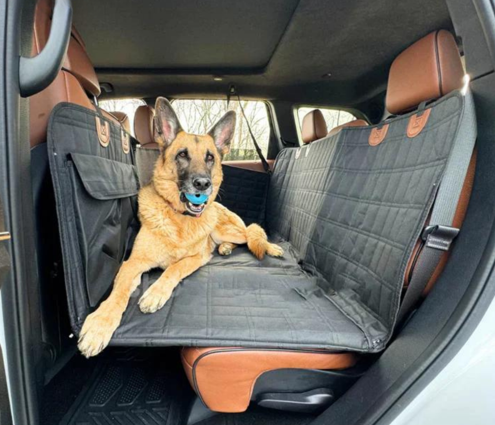 Car Seat Cover for Dogs – Water-Repellent Rear Seat Protection