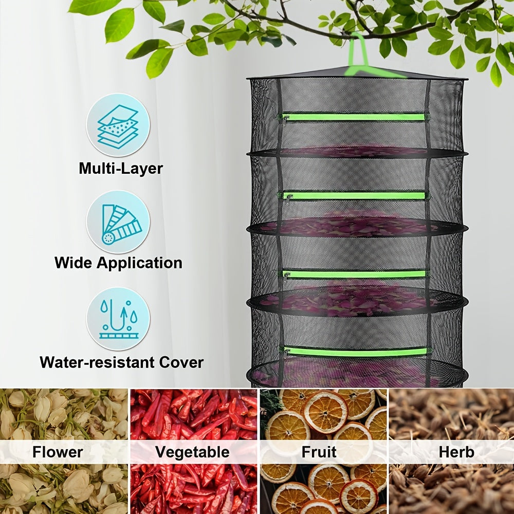 Herb Drying Rack Foldable 6 or 8 Tiers