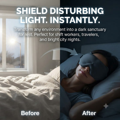 3D-Form Sleep Mask for Effective Darkness