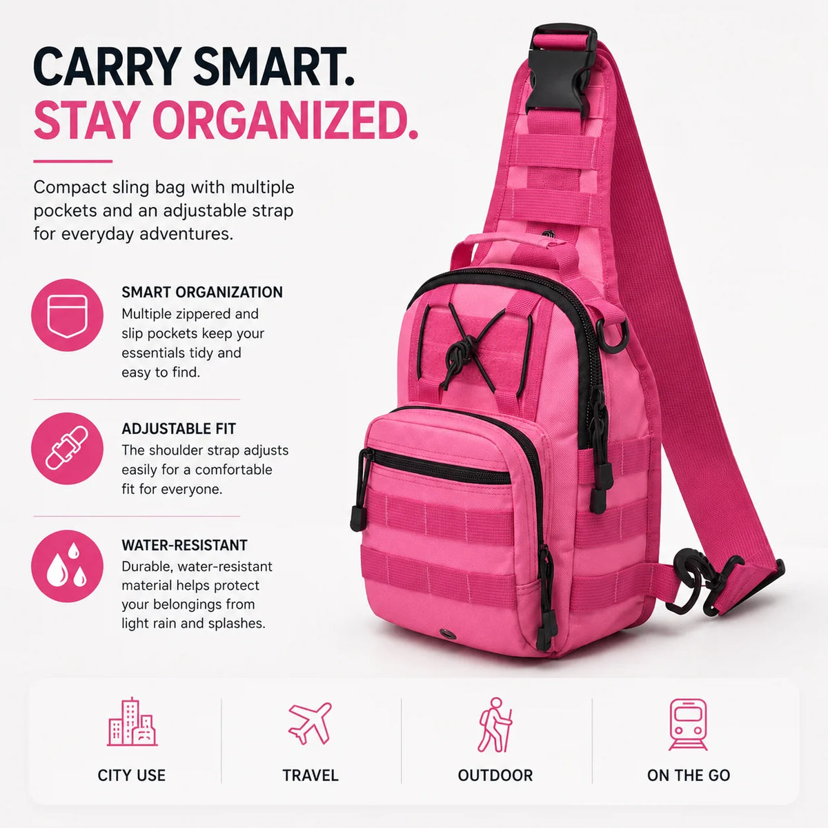Unisex Sling Bag – Shoulder Bag for On the Go