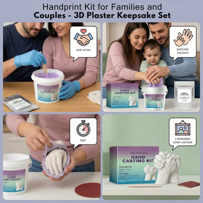 3D Handprint Plaster Set – A Touching Memory