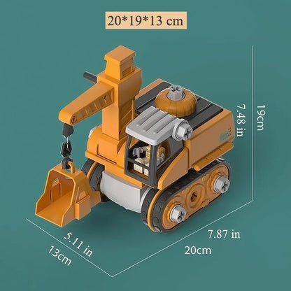 Excavator Learning Toy – Construction Vehicle Kit for Children