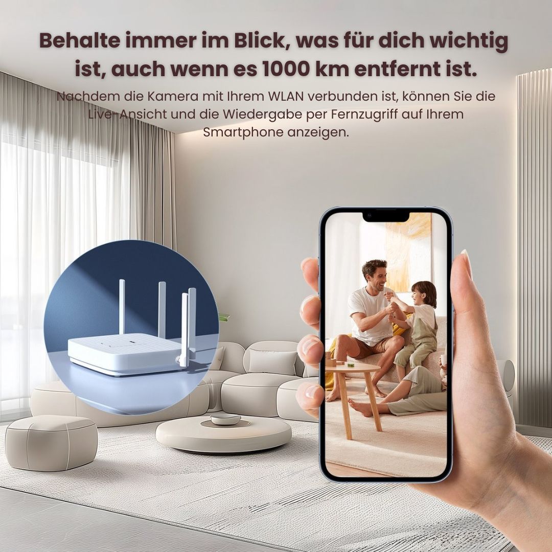 Surveillance Camera with Night Vision & App Access