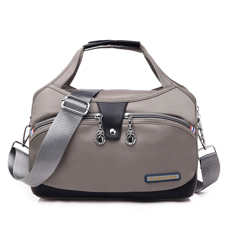 Nylon Crossbody Bag with Anti-Theft Protection