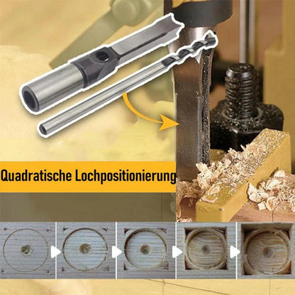 Square Hole Wood Drill Bit Set