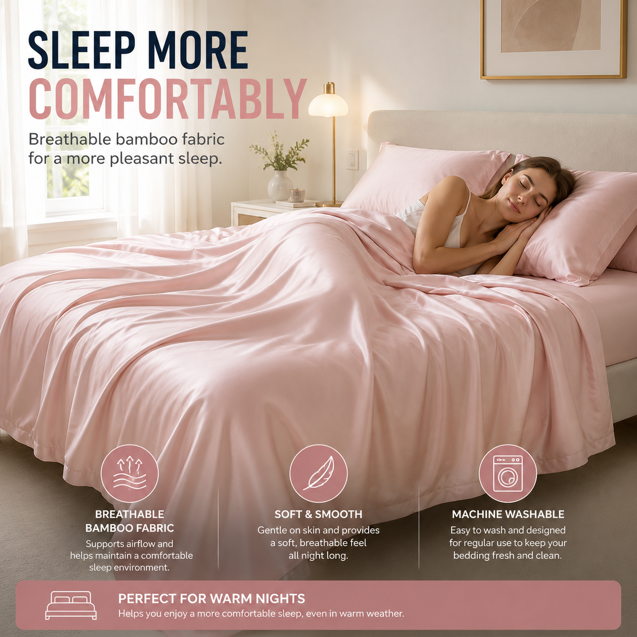Bamboo Fiber Duvet Cover Cooling – BAMBOOLUXE