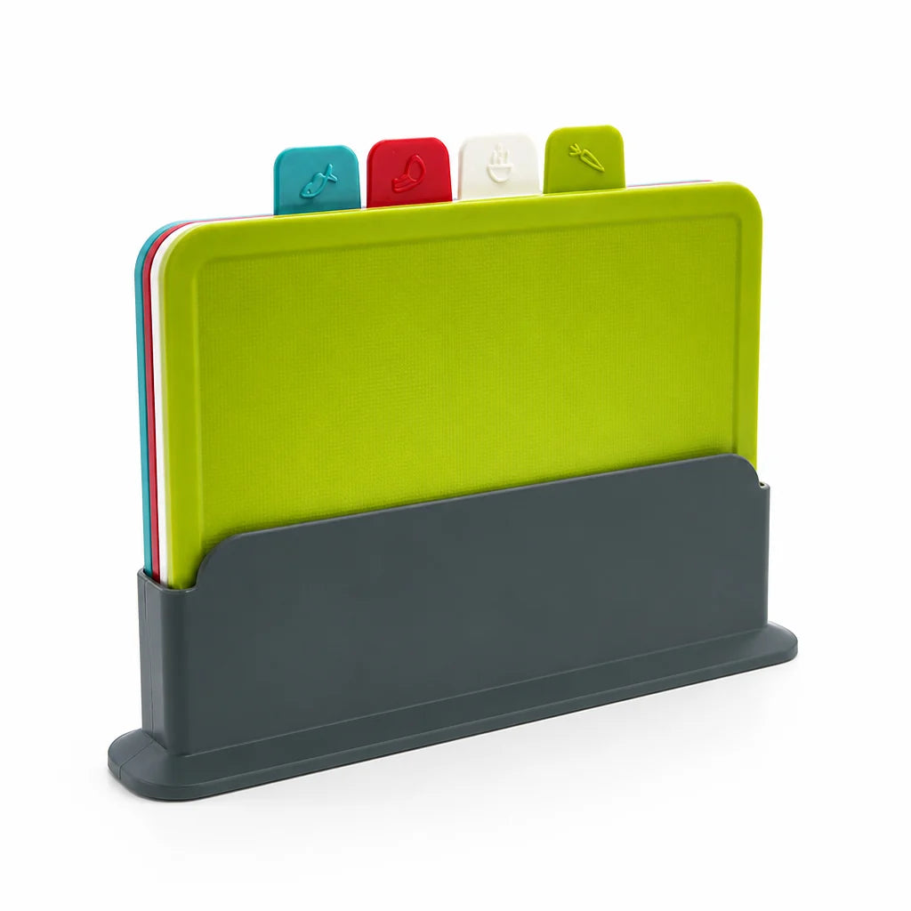 Color-coded and Non-slip Cutting Board Set (4-piece)
