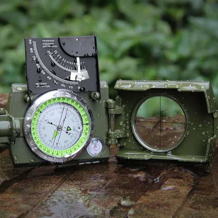 Military Directional Compass with Clinometer