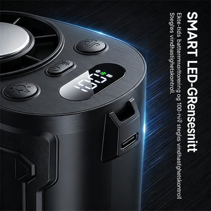 Portable Clip Fan with Cooling Function | 6000mAh Battery