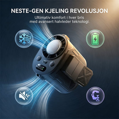 Portable Clip Fan with Cooling Function | 6000mAh Battery