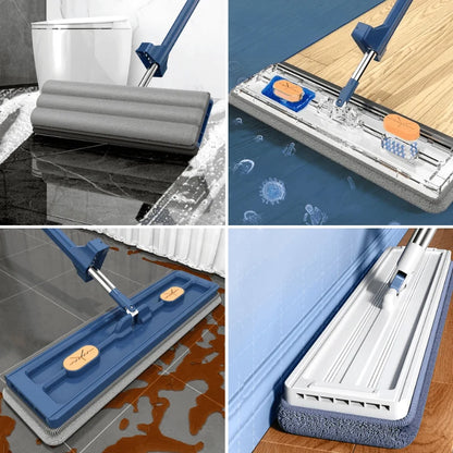 FlatMop 360° Rotating Flat Mop with Bucket