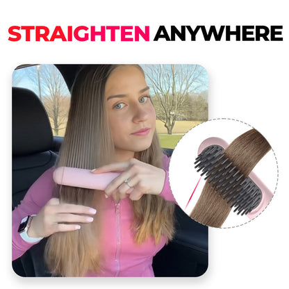 Cordless Hair Styler with Ceramic Brush, Rechargeable
