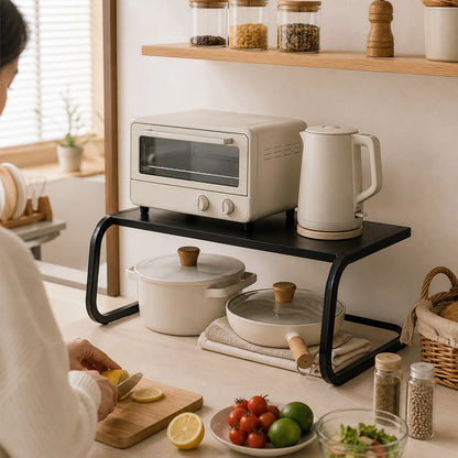 SpaceRack™ Kitchen Shelf 2 Levels No Drilling Required