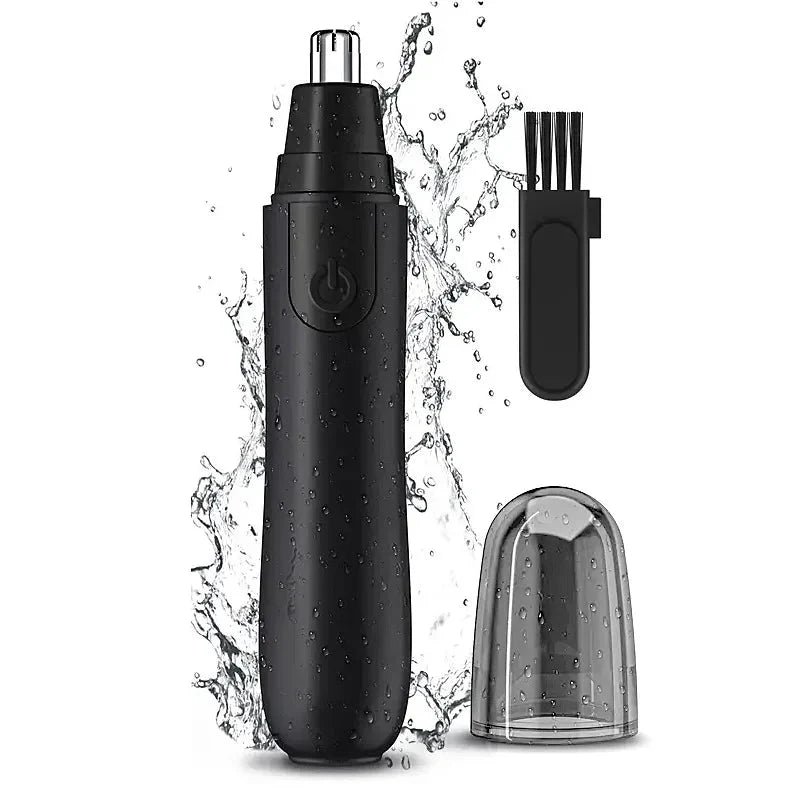Electric waterproof LED nose hair trimmer