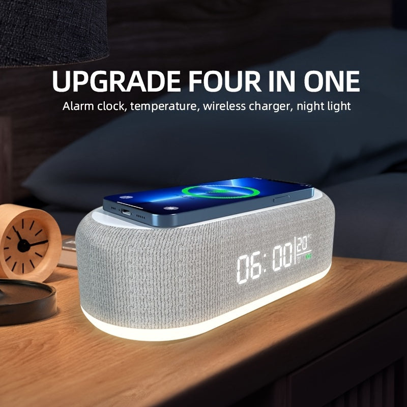 Wireless Charging Station | With Alarm Clock and Temperature Display