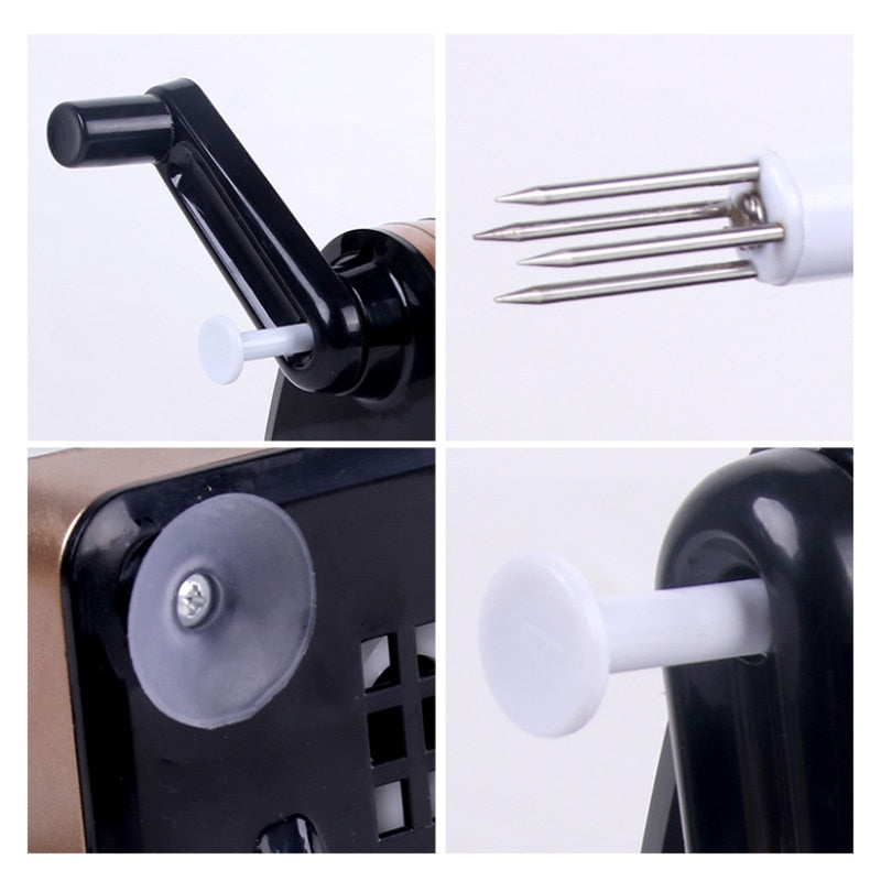 Apple peeler with corer and slicer