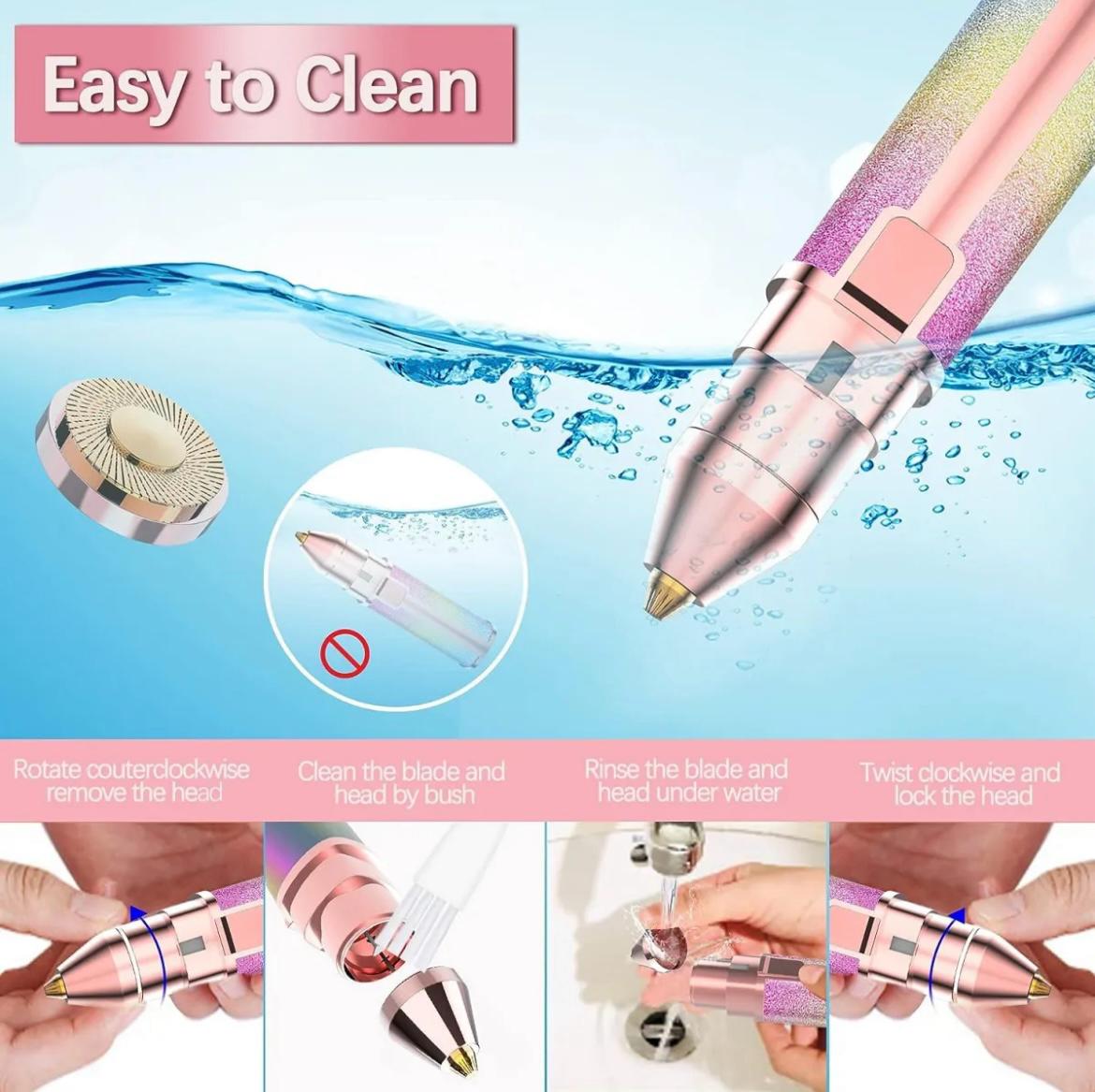 2-in-1 Eyebrow and Facial Hair Razor