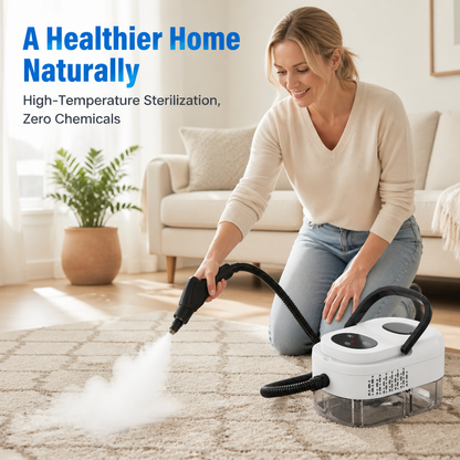 Steam cleaner with high steam temperature