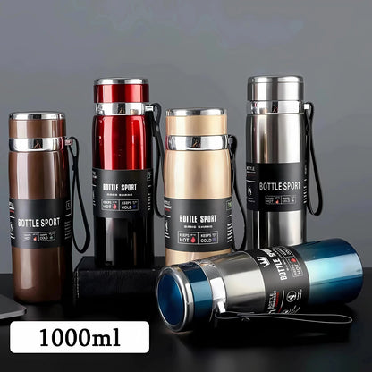 Stainless Steel Vacuum Insulated Thermos Bottle 1000 ml