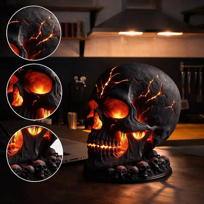 PyroSkull™ — Ignite a hypnotic flame display that immerses your rooms in magical power