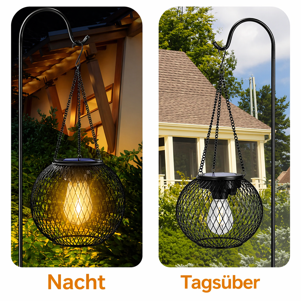 Retro Solar Light I Metal for the Garden