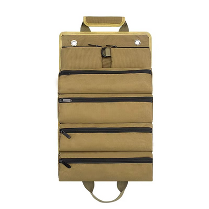 Tool Roll Bag with Removable Pockets