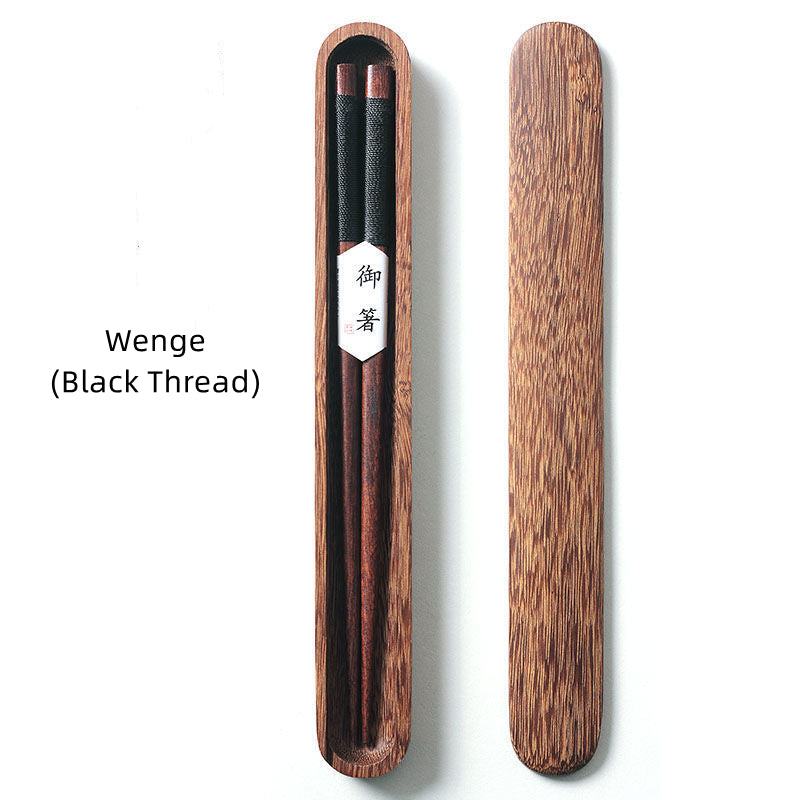 MASU Walnut Wood Chopsticks in Wooden Box