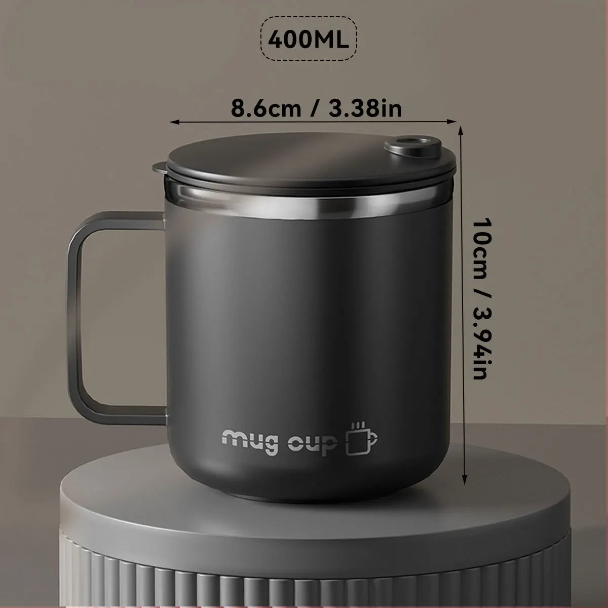 Insulated Stainless Steel Coffee Mug with Lid